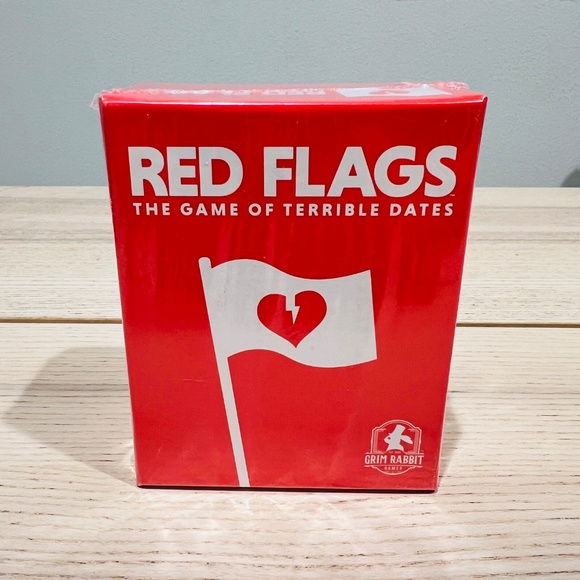 Red Flags the game of terrible dates by Grim Rabbit 3-20 players card game New - Picture 1 of 7